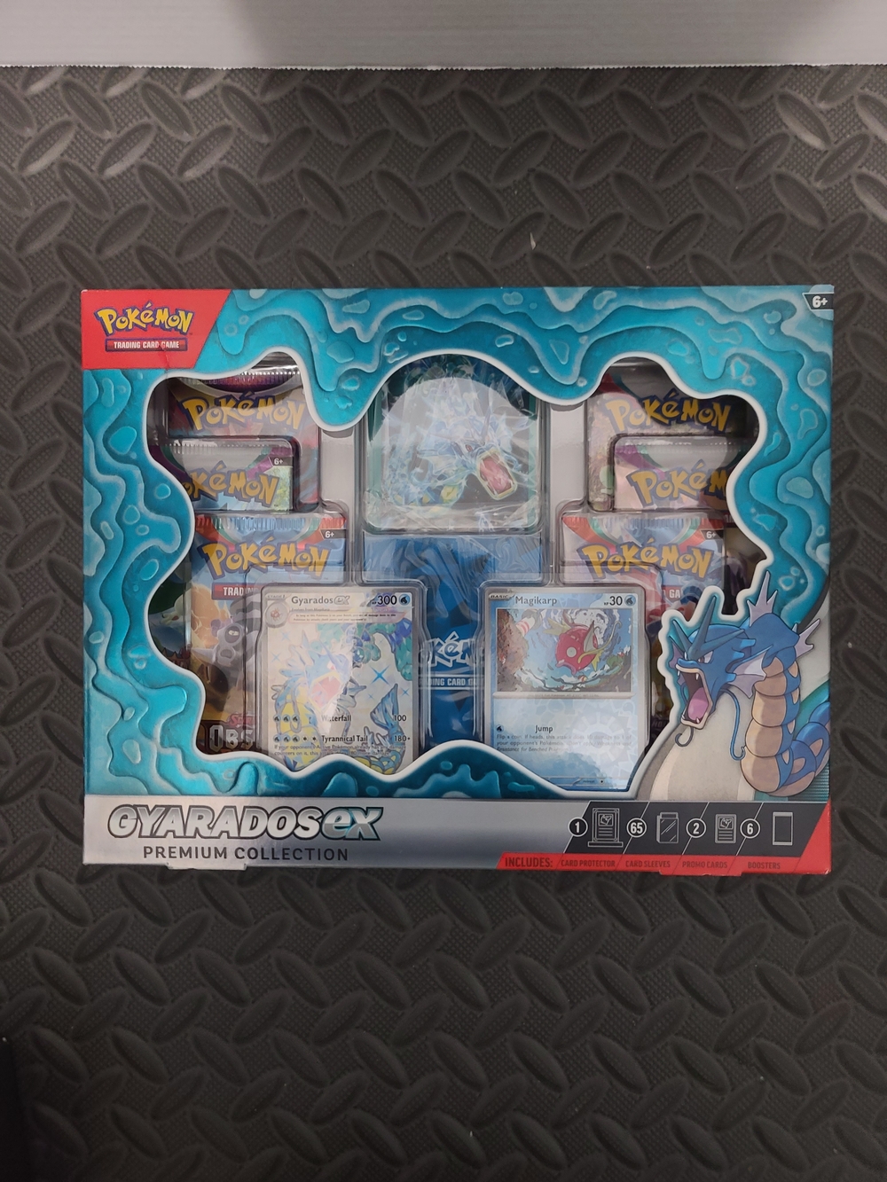 Pokemon Gyarados ex Premium Collection Blue Turquoise Box - Picture 5 of 5